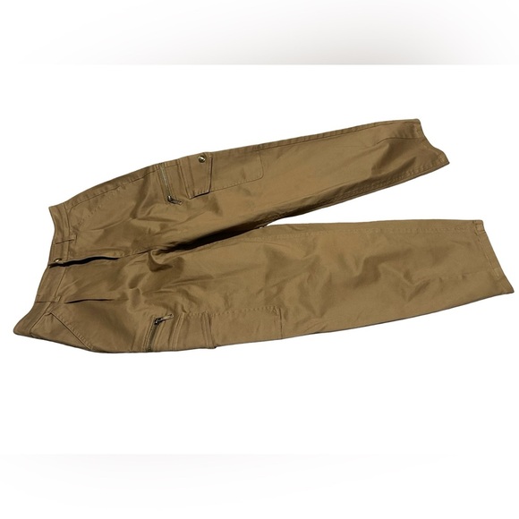 Michael Kors Tan Cropped Cargo Pants - Picture 5 of 5